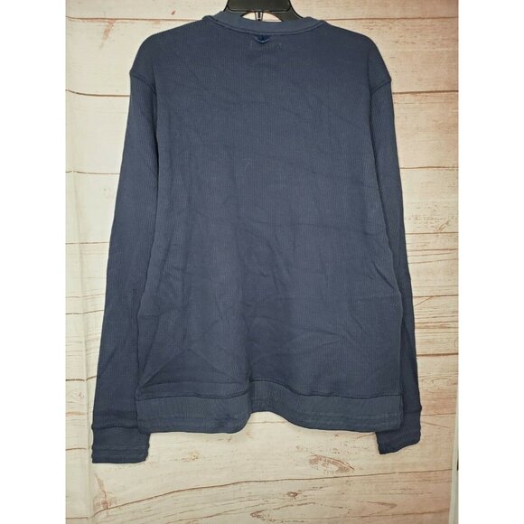 Five Four Los Angeles Blue Embroidered Long Sleeve Pullover – Large Cotton-Poly - Picture 5 of 12